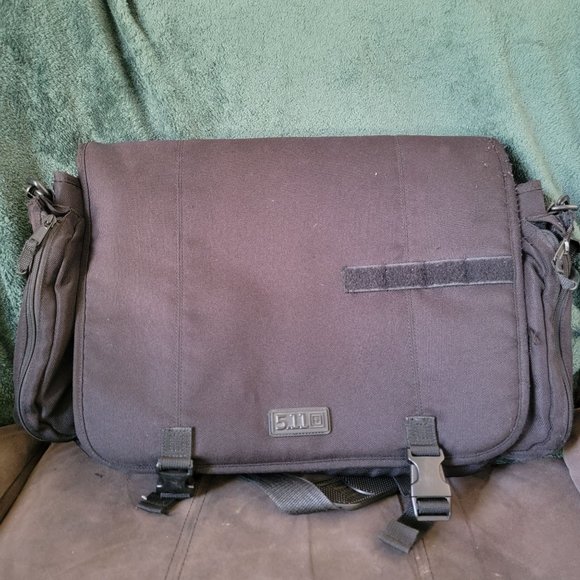 5.11 Tactical Black Messenger School Every Bag Travel Bag With Shoulder Strap